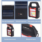 Solar Rechargeable Camping Lantern COB LED Outdoor Night Light - photo 4