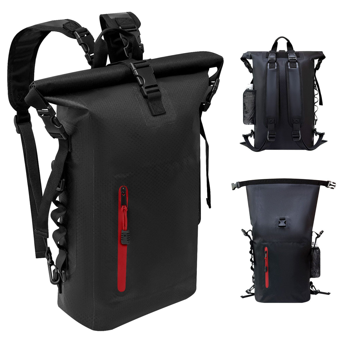 Waterproof Folding Dry Bag 25L Portable Backpack for Hiking Travel - photo 1