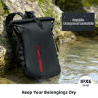 Waterproof Folding Dry Bag 25L Portable Backpack for Hiking Travel - photo 2