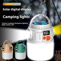 Solar Camping Lantern Dual LED White Red Rechargeable Outdoor Light - photo 1