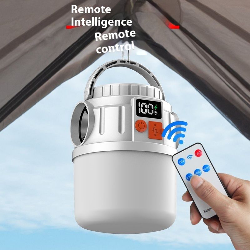 Solar Camping Lantern Dual LED White Red Rechargeable Outdoor Light - photo 4