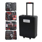 Aluminum Trolley Tool Set with Tool Belt - Home Repair Kit Case - photo 1