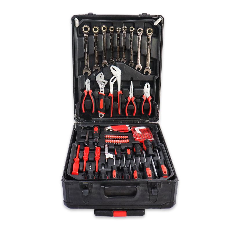 Aluminum Trolley Tool Set with Tool Belt - Home Repair Kit Case - photo 3