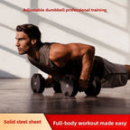 Adjustable Dumbbells Steel Set 20kg-36kg for Home Fitness Training - photo 3