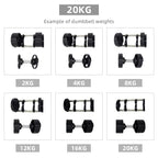 Adjustable Dumbbell Set - Fitness Gym Weights for Home Workouts - photo 4