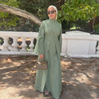 Two Piece Abaya Set for Women – Modest Plain Islamic Dress Style - photo 4