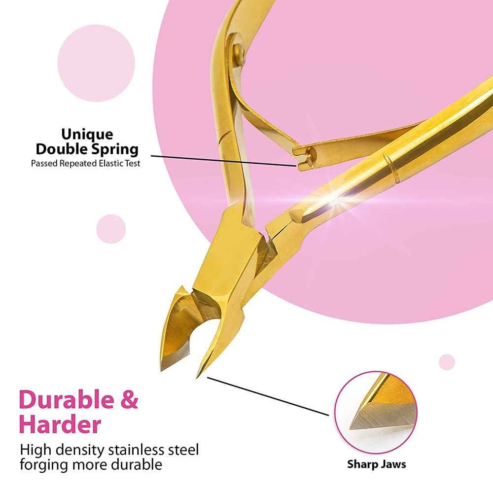 Cuticle Nippers Stainless Steel Nail Tool for Salon & Home Use - photo 4