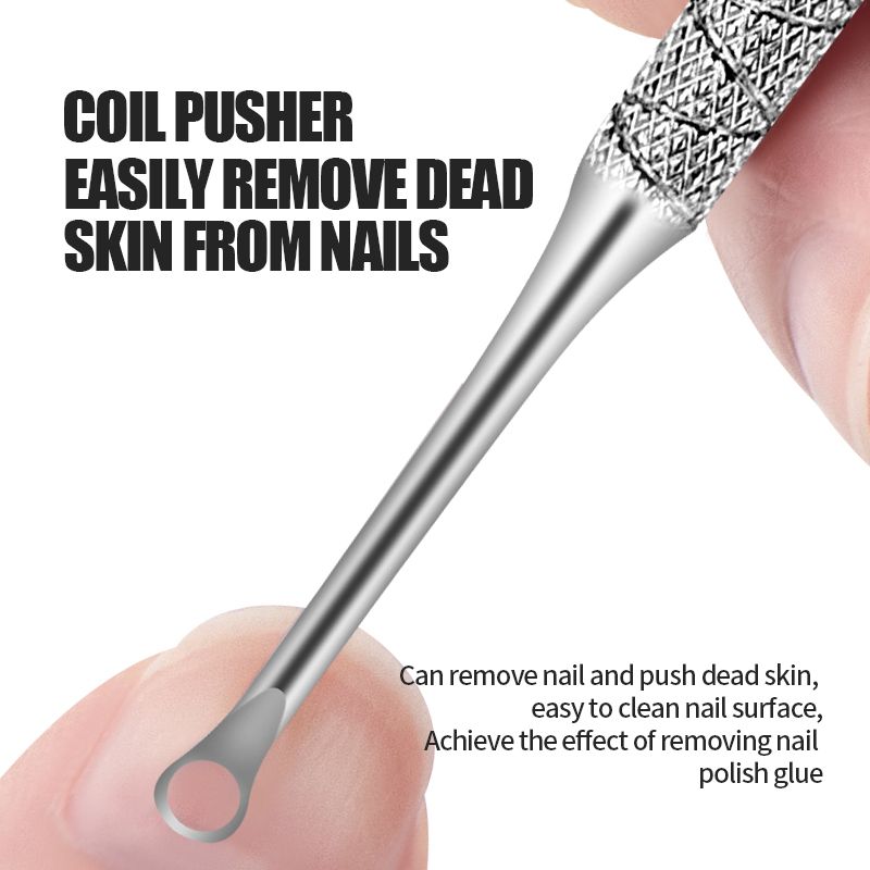 Double Head Nail File Stainless Steel Manicure Tool for Nail Care - photo 4