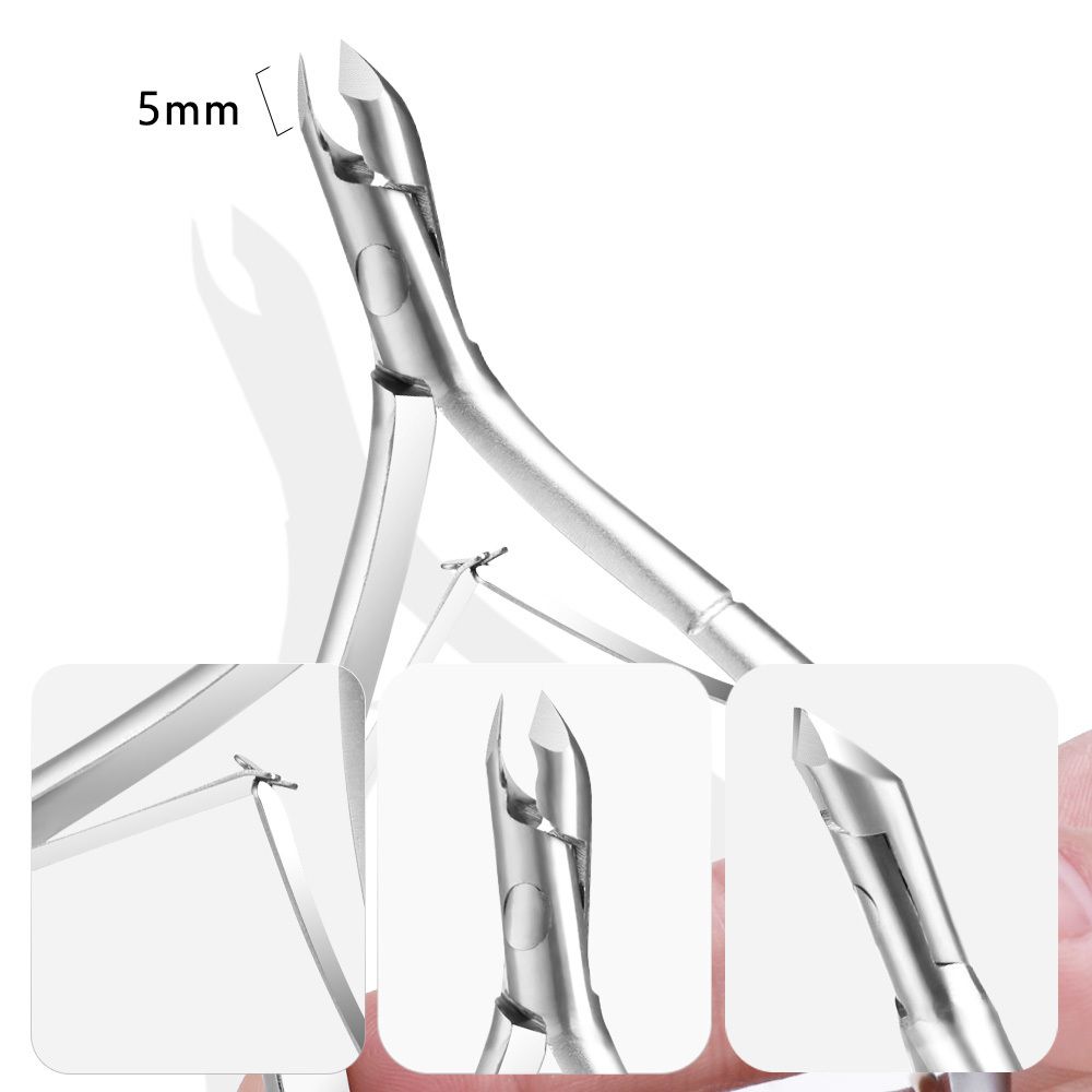 Cuticle Nippers Professional Stainless Steel Nail Tool for Home Use - photo 2