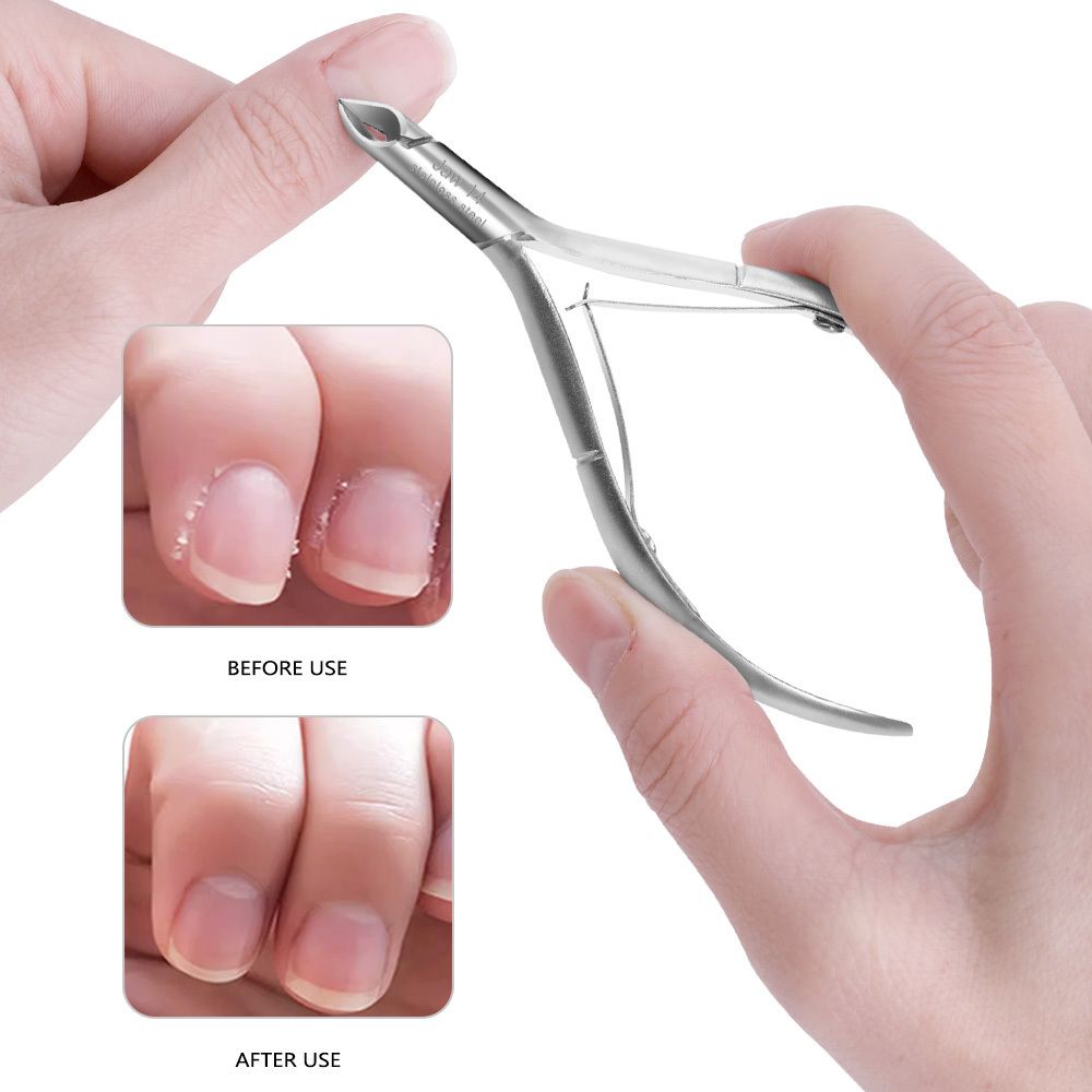 Cuticle Nippers Professional Stainless Steel Nail Tool for Home Use - photo 4