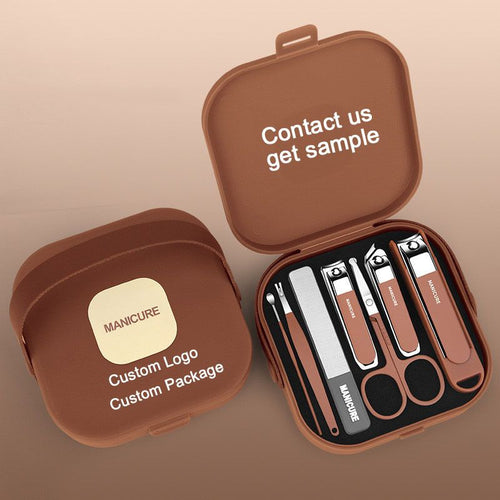 5-in-1 Nail Care Manicure Pedicure Tools Kit with Steel Clippers - photo 1