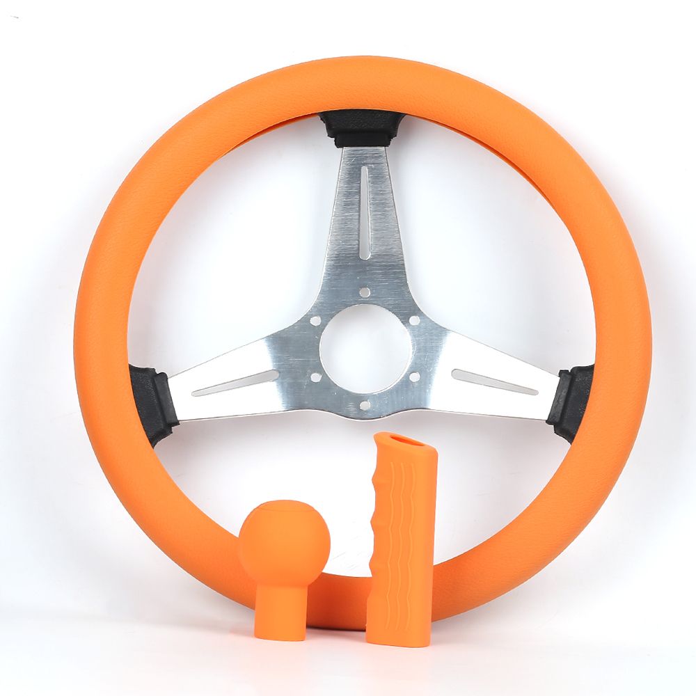 Steering Wheel Cover Set Anti Slip Silicone Gear Knob Protector - photo 3
