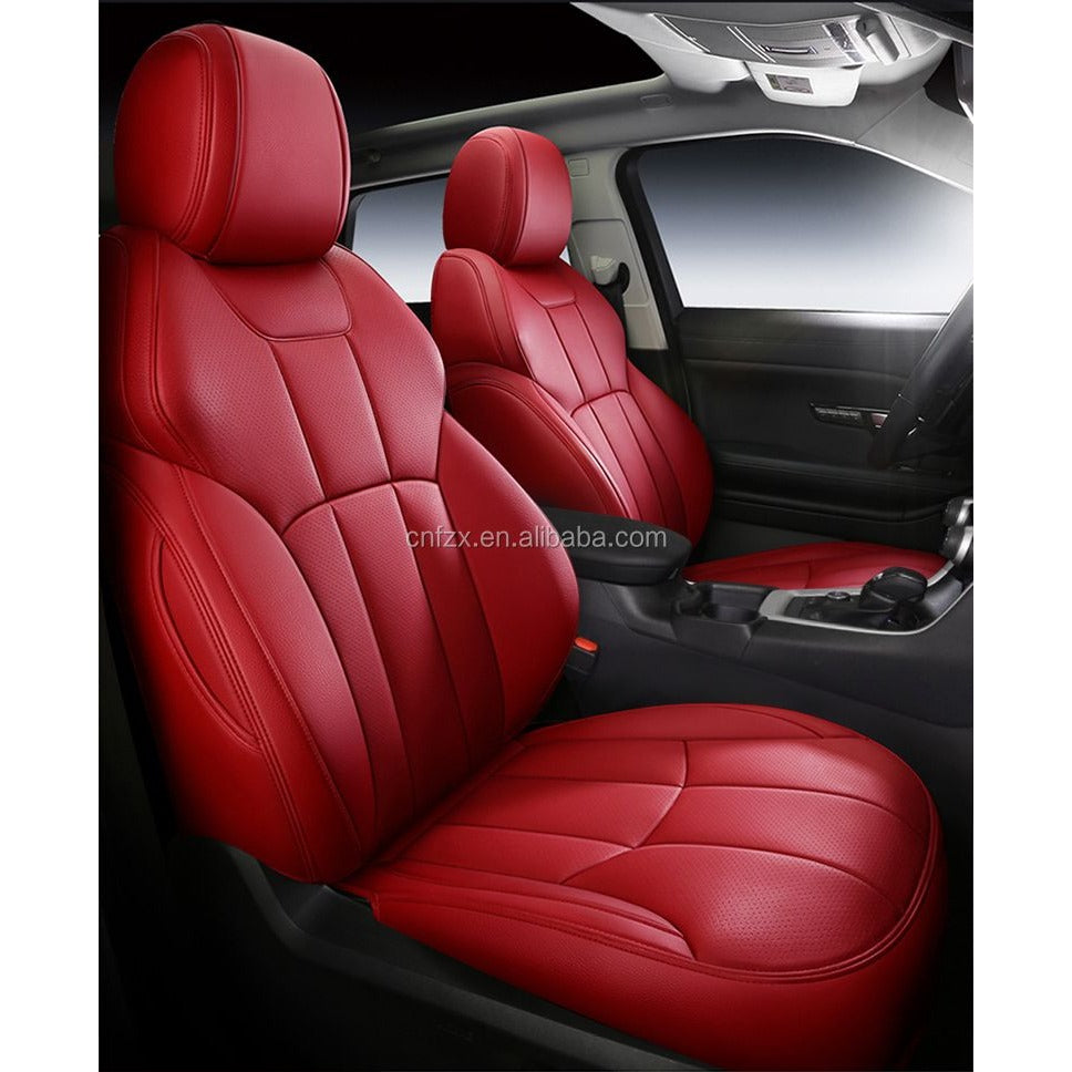 Universal Leather Car Seat Cover Full Set - Car Seat Protector - photo 3