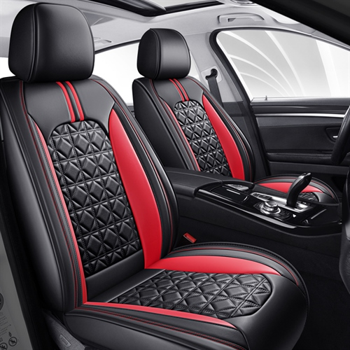 Universal Fit Full Coverage Leather Car Seat Covers for Cars - photo 1
