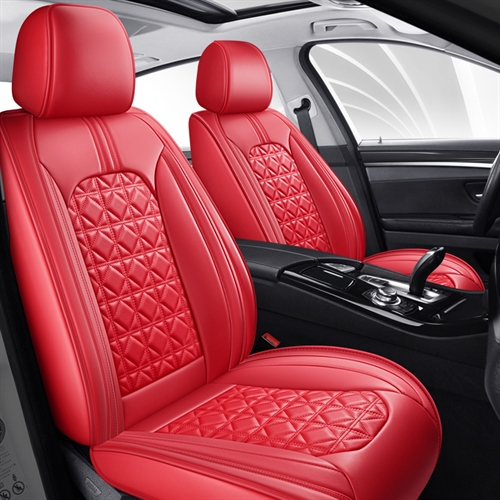 Universal Fit Full Coverage Leather Car Seat Covers for Cars - photo 3