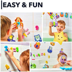 Floating Bath Toys for Kids - Foam Animal Set for Bathtime Fun - photo 2