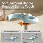 Baby Foldable Bath Support Seat - Adjustable Infant Bath Holder - photo 4