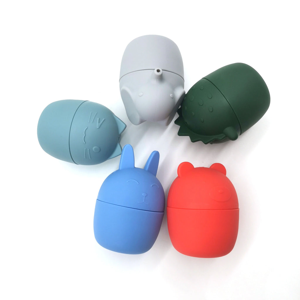 Set of 5 Cute Animal Bath Squirt Toys for Baby Bath Time Fun - photo 4