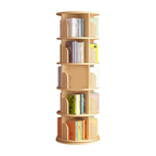 Rotating Bookshelf 360 Degree Bookcase Storage Organizer Unit - photo 1