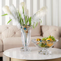 Glass Vase Modern Decorative Tabletop Flower Vase for Home Decor - photo 1