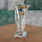 Glass Vase Modern Decorative Tabletop Flower Vase for Home Decor - photo 2
