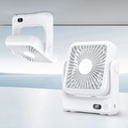 USB Rechargeable Desk Fan - Portable Wall-Mounted Mini Table Fan - photo 4