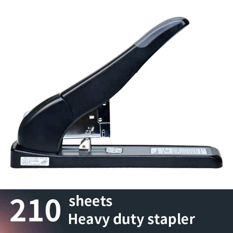 Heavy Duty Stapler 210 Sheets Metal Book Binding Office Stapler - photo 3