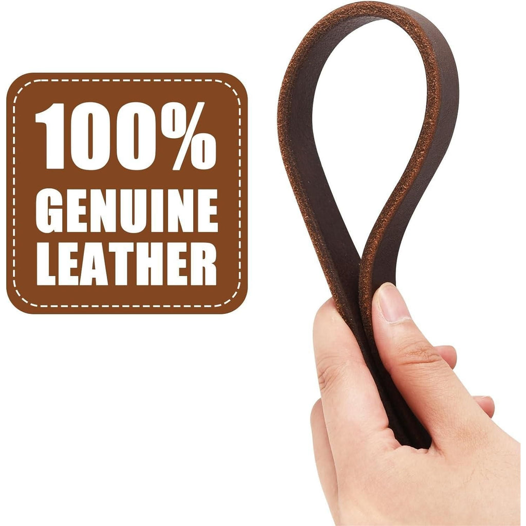 Woven Leather Dog Collar and Leash Set for Small and Medium Dogs - photo 3