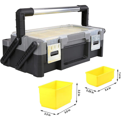 Cantilever Tool Box Organizer with Removable Bins for Small Parts - photo 1