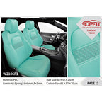 Universal Car Seat Covers Full Set 5-Piece Waterproof Fabric - photo 1