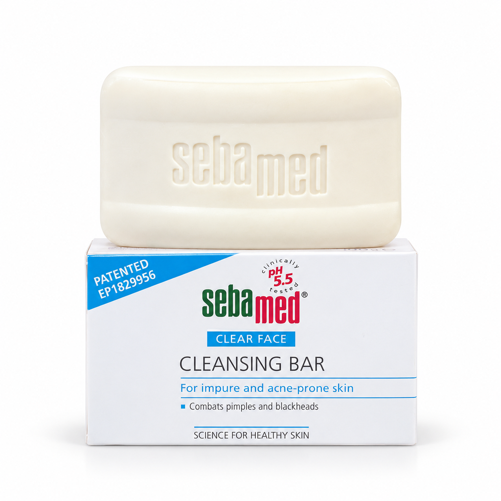 Sebamed Clear Face Cleansing Bar for Oily & Acne-Prone Skin – 150 g (3pcs x 150 g )