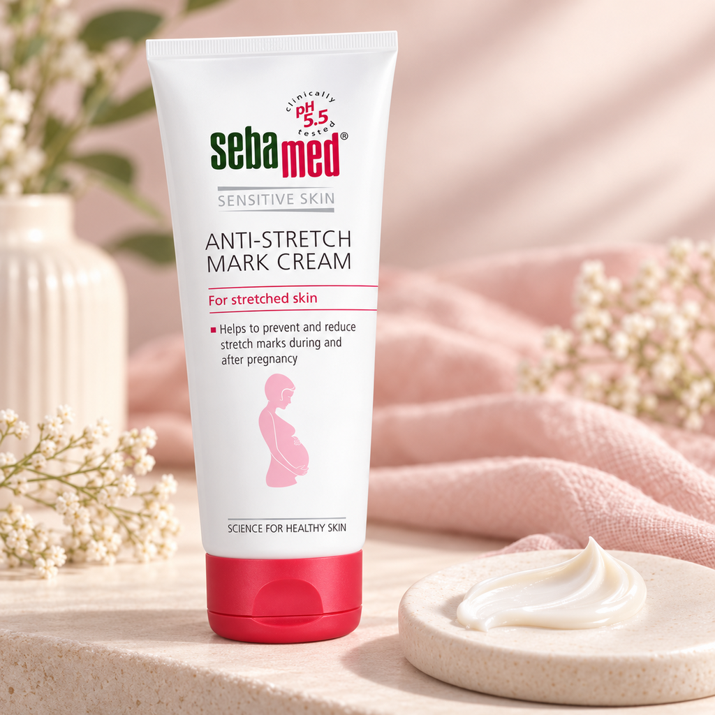 Sebamed Anti-Stretch Mark Cream 200ml – Helps Reduce Stretch Marks | pH 5.5