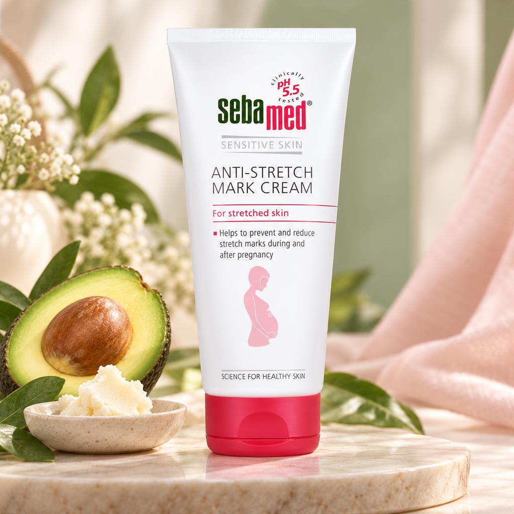 Sebamed Anti-Stretch Mark Cream 200ml – Helps Reduce Stretch Marks | pH 5.5