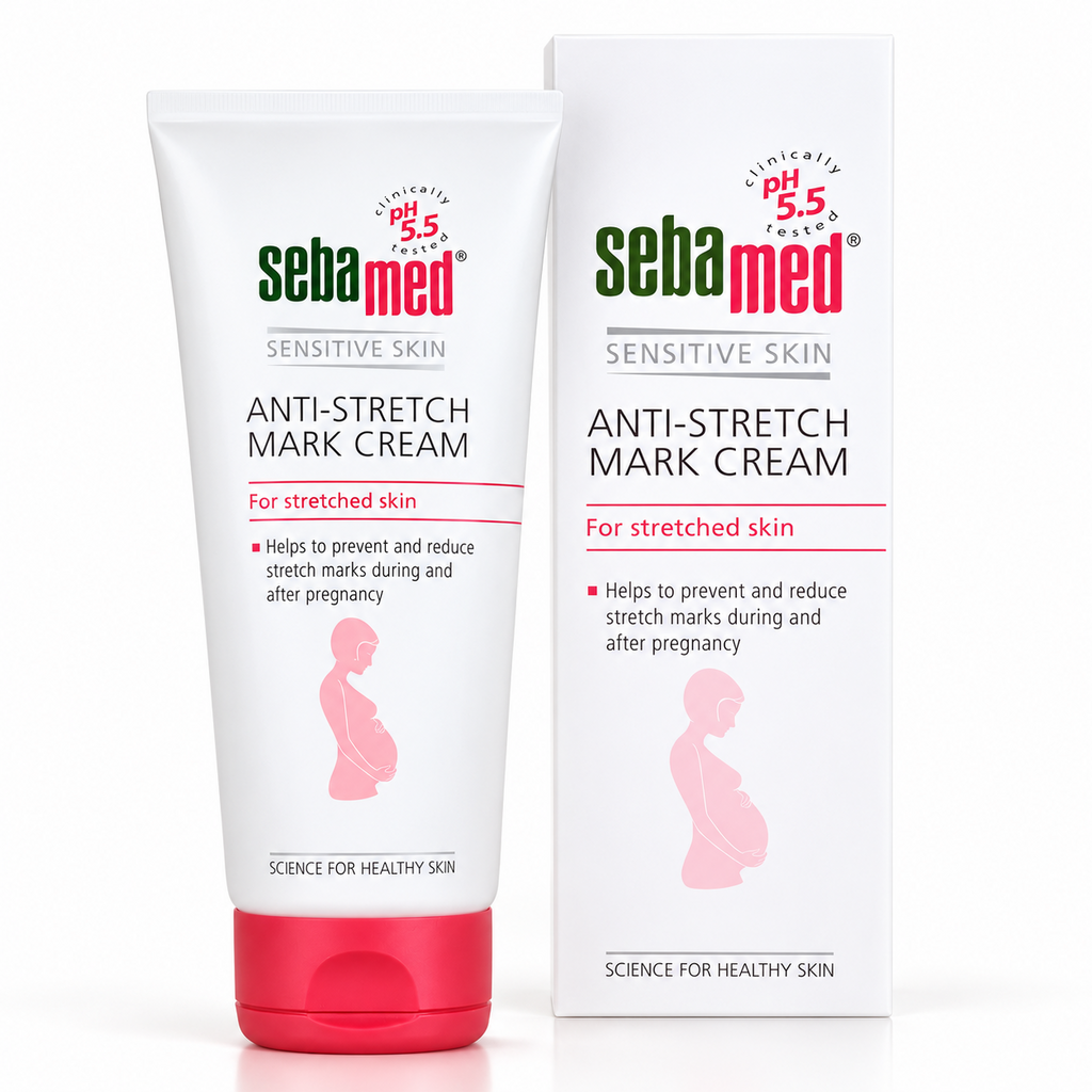 Sebamed Anti-Stretch Mark Cream 200ml – Helps Reduce Stretch Marks | pH 5.5