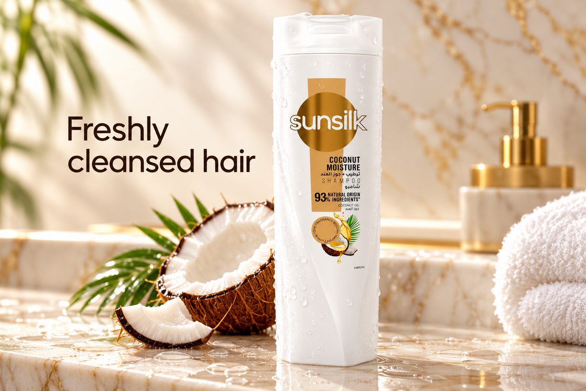 Sunsilk Coconut Moisture Shampoo with Coconut Oil – 400ml( 1x4 pcs )