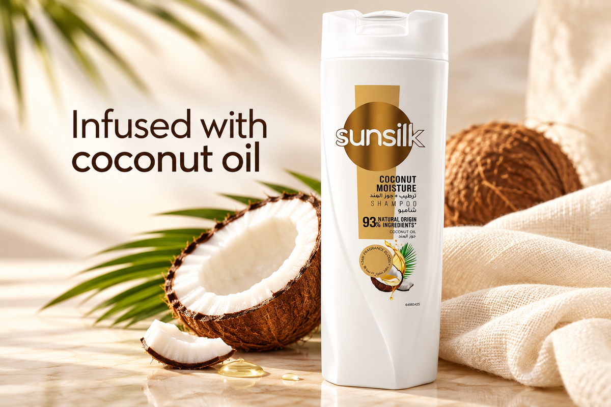 Sunsilk Coconut Moisture Shampoo with Coconut Oil – 400ml( 1x4 pcs )