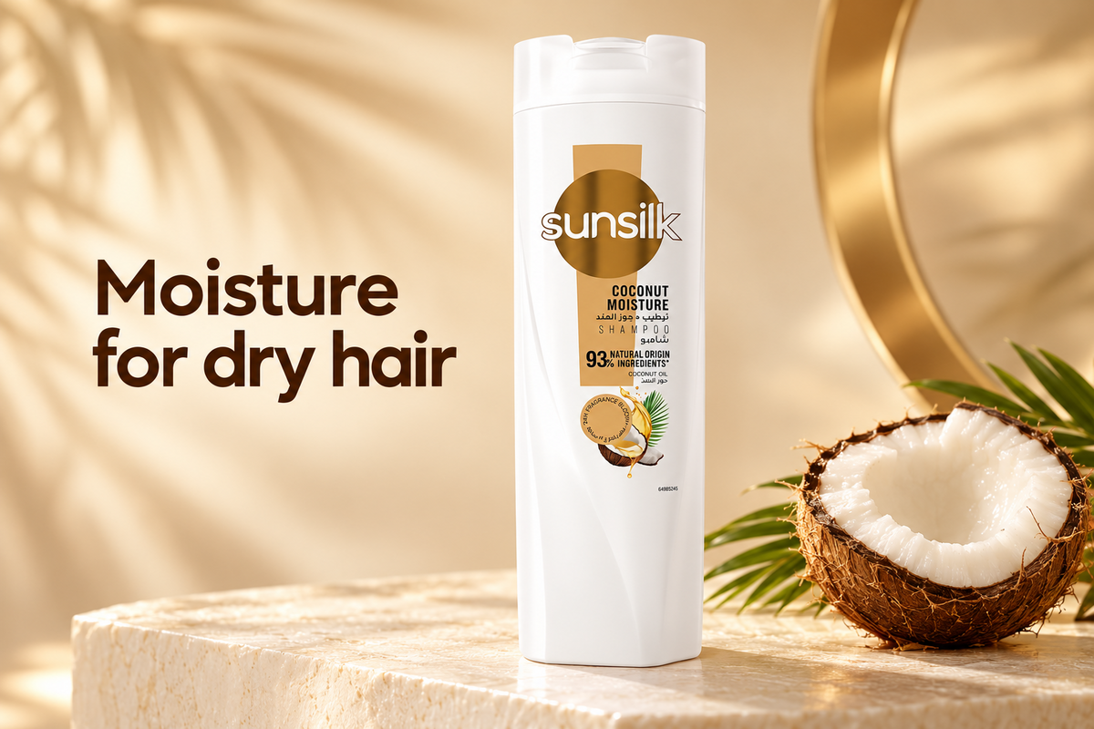Sunsilk Coconut Moisture Shampoo with Coconut Oil – 400ml( 1x4 pcs )