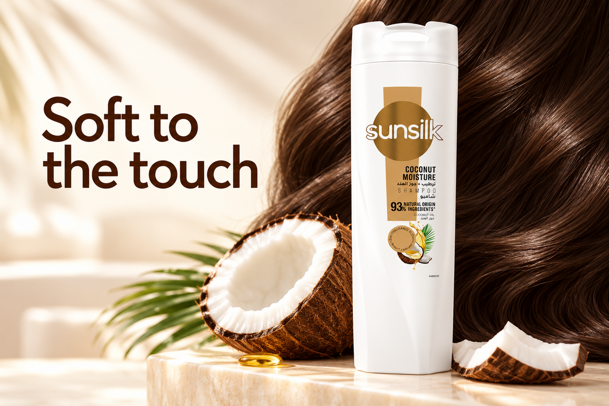 Sunsilk Coconut Moisture Shampoo with Coconut Oil – 400ml( 1x4 pcs )