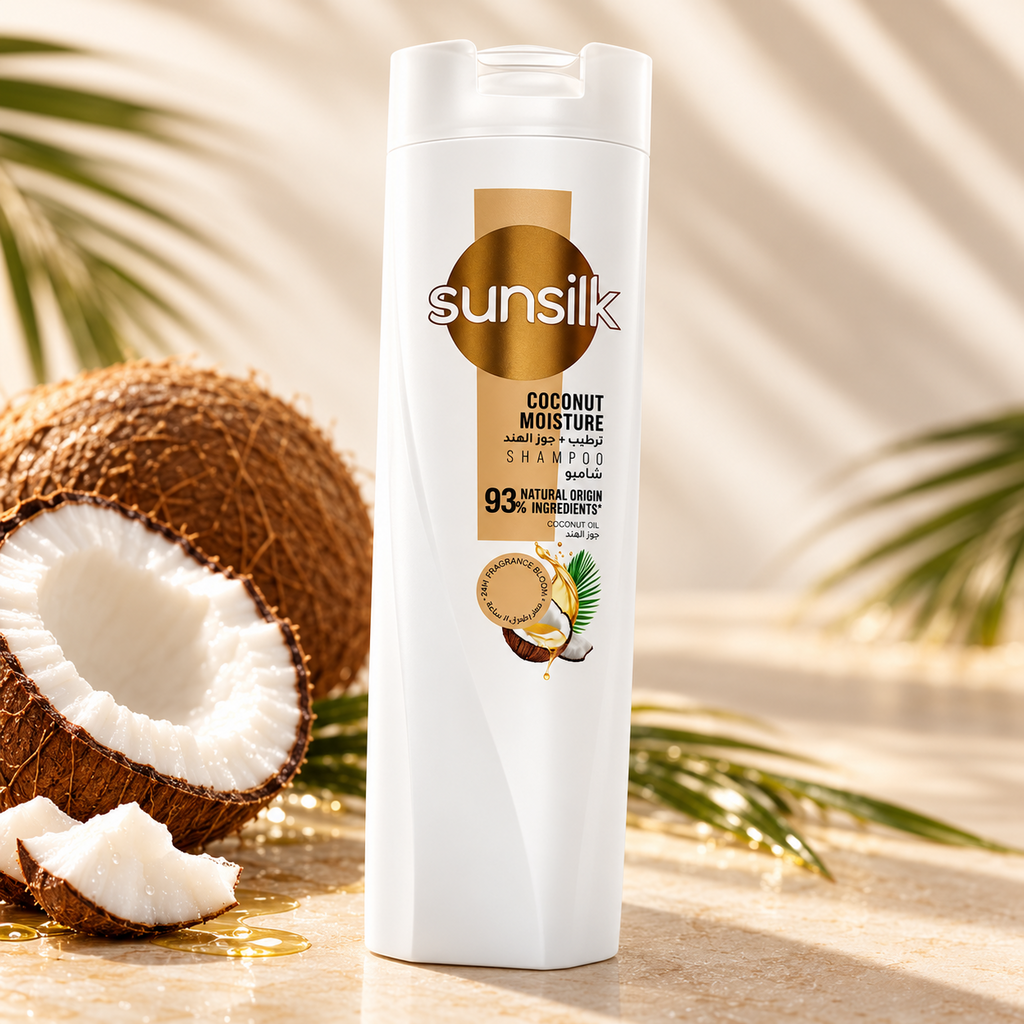 Sunsilk Coconut Moisture Shampoo with Coconut Oil – 400ml( 1x4 pcs )