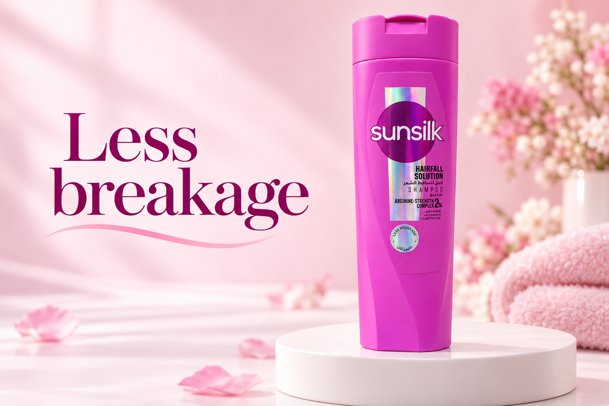 Sunsilk Hairfall Solution Shampoo with Arginine-Strength Complex, 400ml (1x4 pcs)