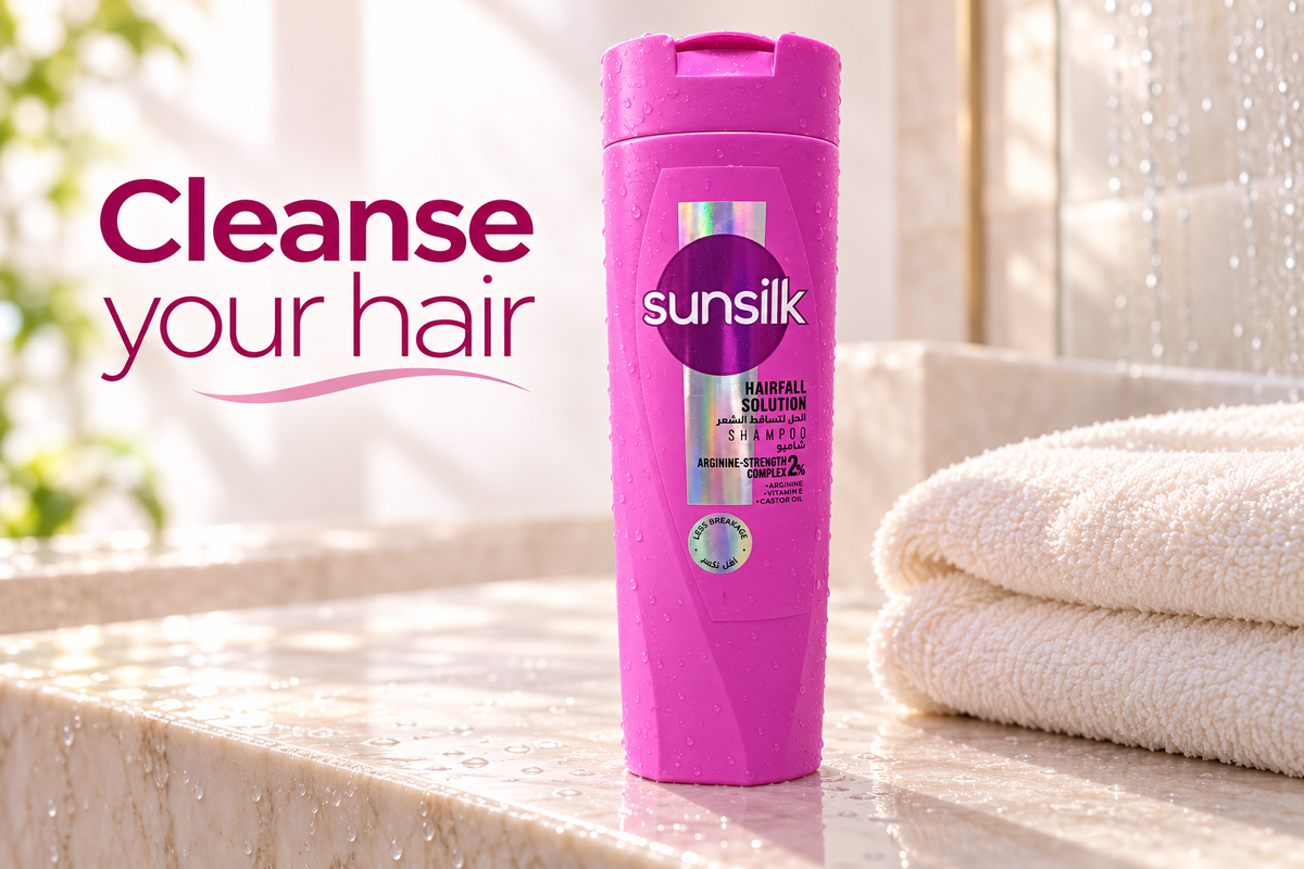 Sunsilk Hairfall Solution Shampoo with Arginine-Strength Complex, 400ml (1x4 pcs)