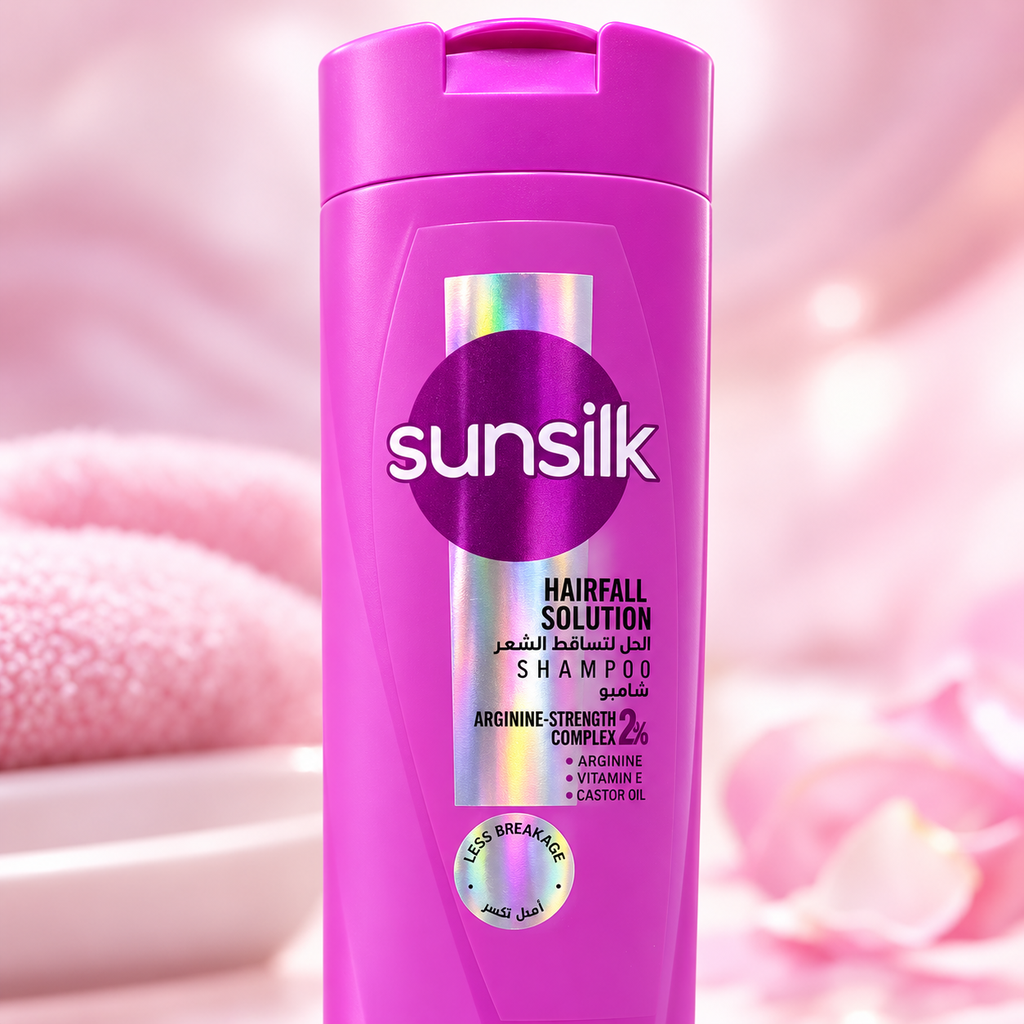 Sunsilk Hairfall Solution Shampoo with Arginine-Strength Complex, 400ml (1x4 pcs)