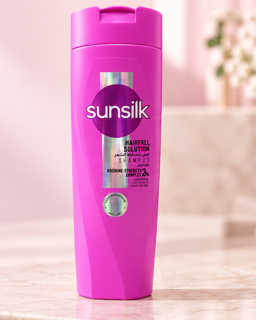 Sunsilk Hairfall Solution Shampoo with Arginine-Strength Complex, 400ml (1x4 pcs)