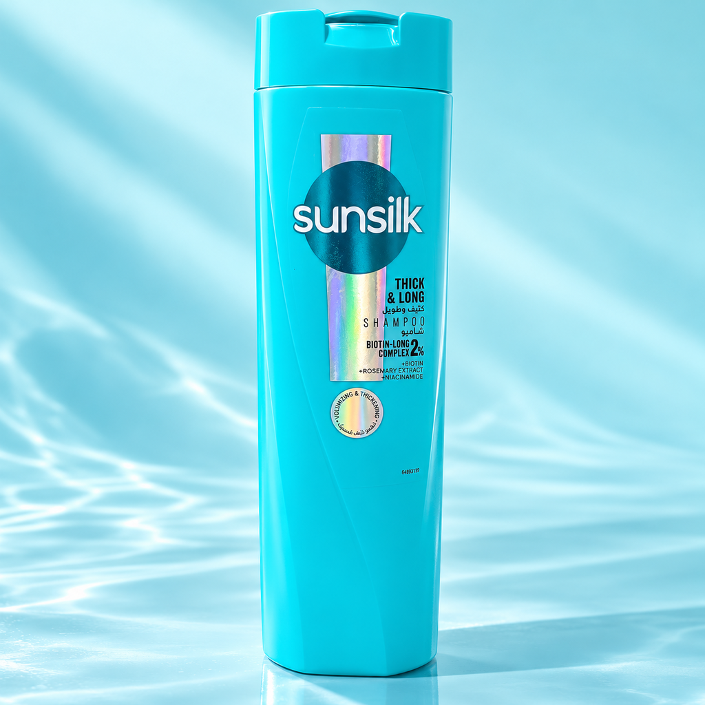 Sunsilk Thick & Long Shampoo with 2% Biotin-Long Complex – 400ml (1x4 pcs)