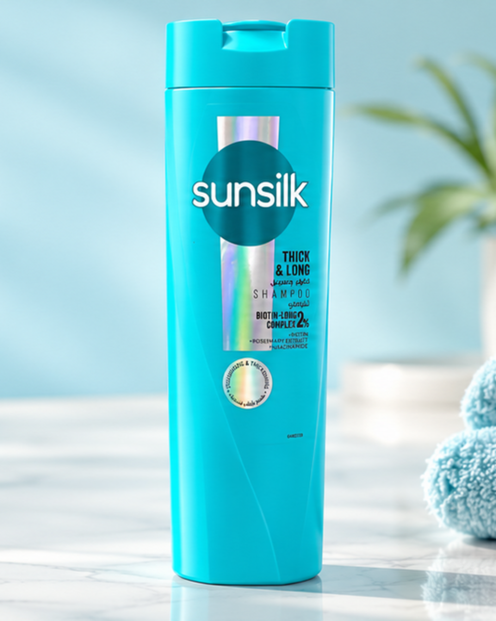Sunsilk Thick & Long Shampoo with 2% Biotin-Long Complex – 400ml (1x4 pcs)