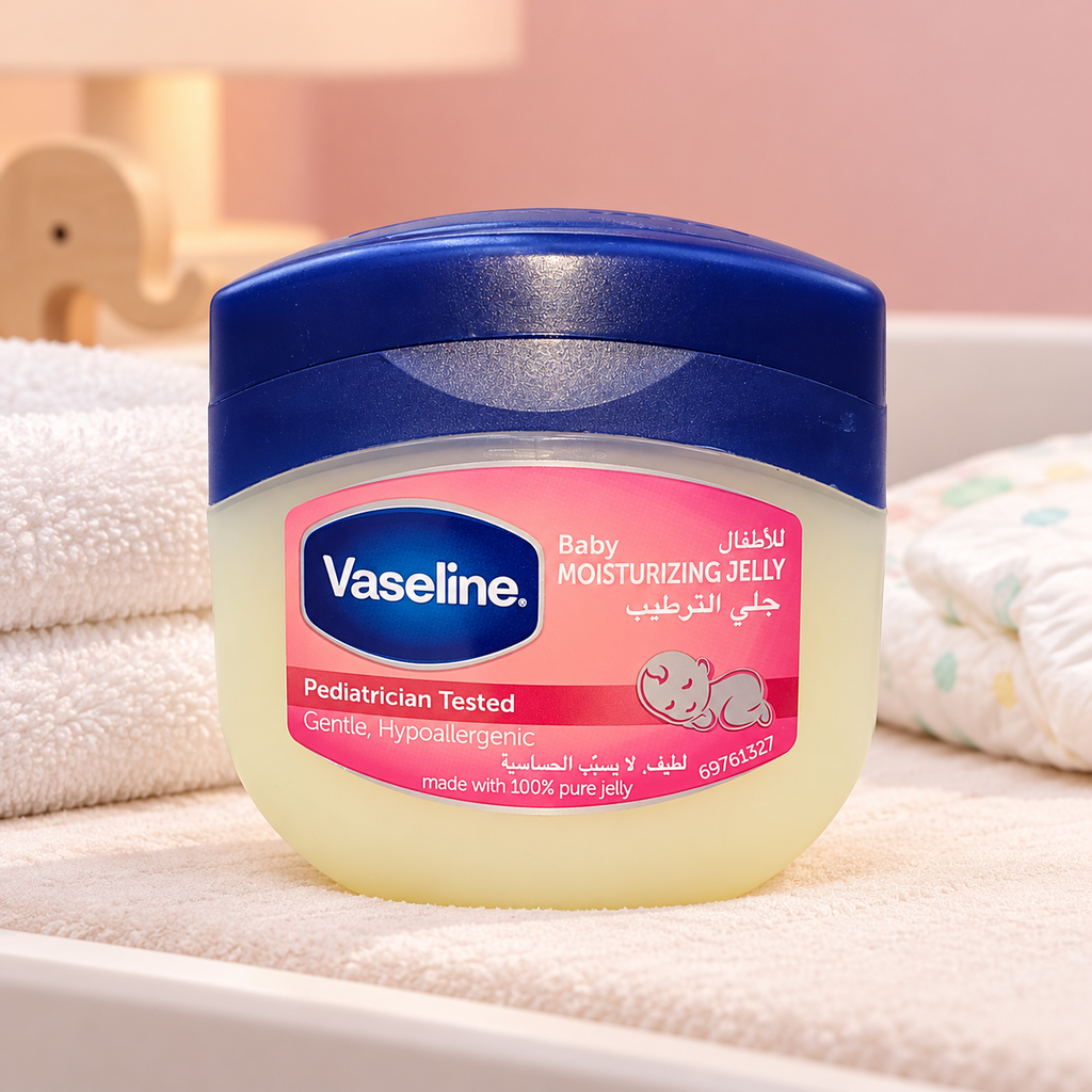 Vaseline Baby Petroleum Jelly – Gentle Moisturising Care, 250ml (1x2 pcs)