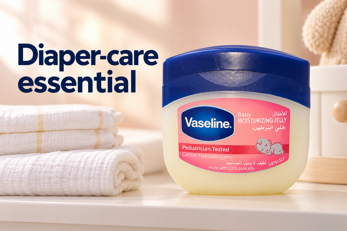 Vaseline Baby Petroleum Jelly – Gentle Moisturising Care, 250ml (1x2 pcs)
